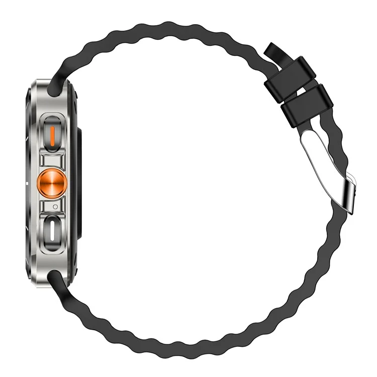 Z7 Ultra 1.46-inch Smart Watch Health Monitoring Waterproof Outdoor Sports Smart Bracelet - Black