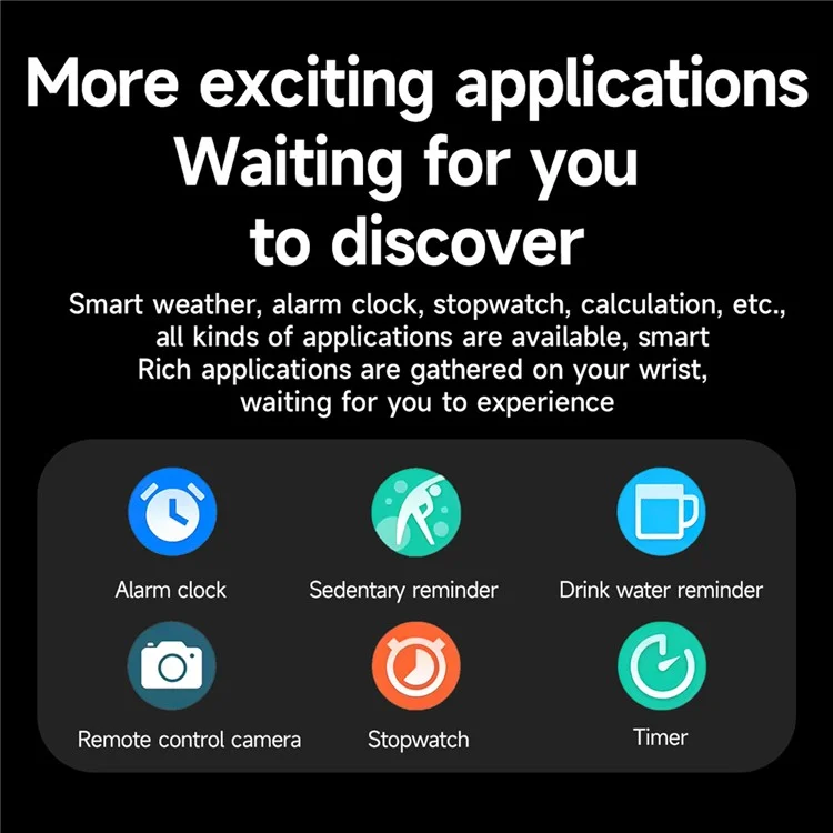 Z7 Ultra 1.46-inch Smart Watch Health Monitoring Waterproof Outdoor Sports Smart Bracelet - Black