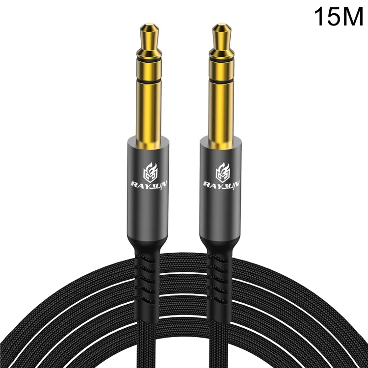 15m 6,35 mm Câble Audio Masculin à Mâle 1 / Câble TRS de 4 Pouces Avec Stéréo Stéréo Sound Quality Plated Jack Pour Guitares Bass Bass Bass
