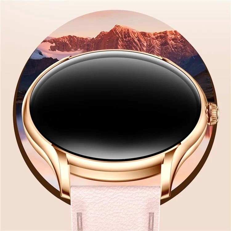 Qs36 Cinta de Silicone de 1,43 Polegadas Relógio Inteligente Freqüência Cardíaca Monitoramento do Sono Bluetooth Sport Watch - Preto