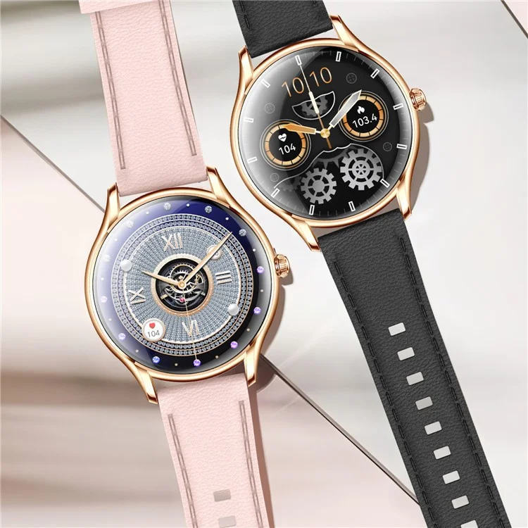 Qs36 Cinta de Silicone de 1,43 Polegadas Relógio Inteligente Freqüência Cardíaca Monitoramento do Sono Bluetooth Sport Watch - Preto