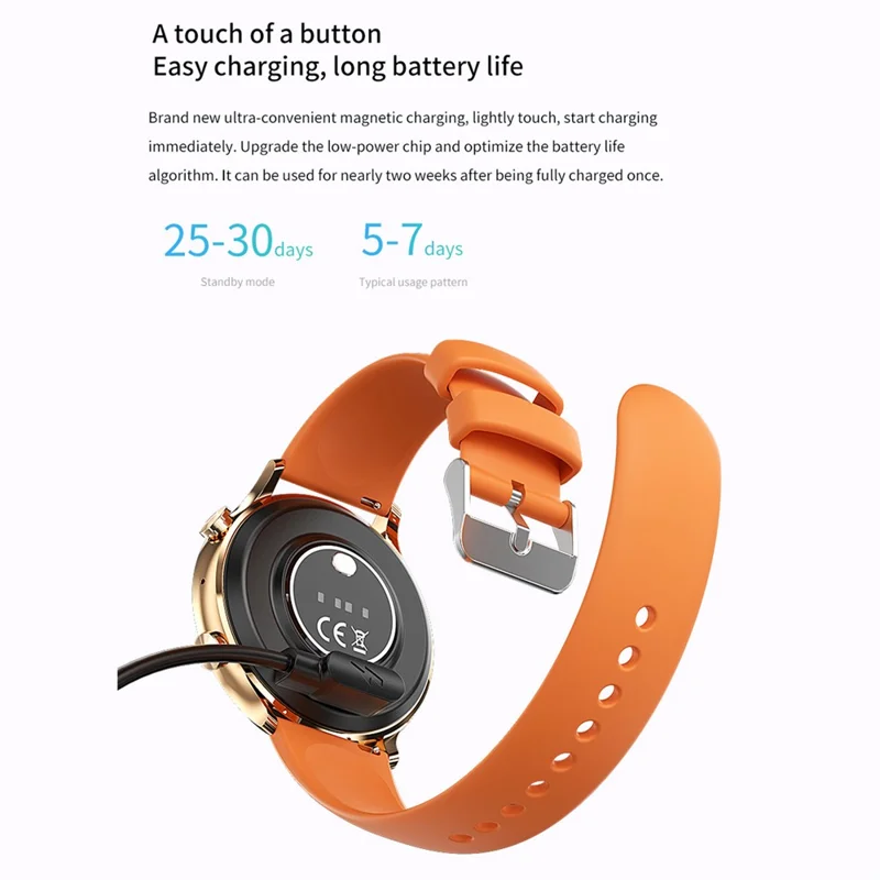 QS40 Silicone Strap 1.39-inch Ultra-Thin Smart Watch Health Monitoring Bluetooth-compatible Calling Sport Watch - Silver
