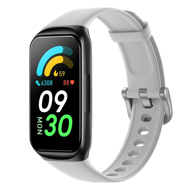 GTL2 Smart Band 1.47-inch Screen Heart Rate Health Monitoring Pedometer Sports Bracelet - White
