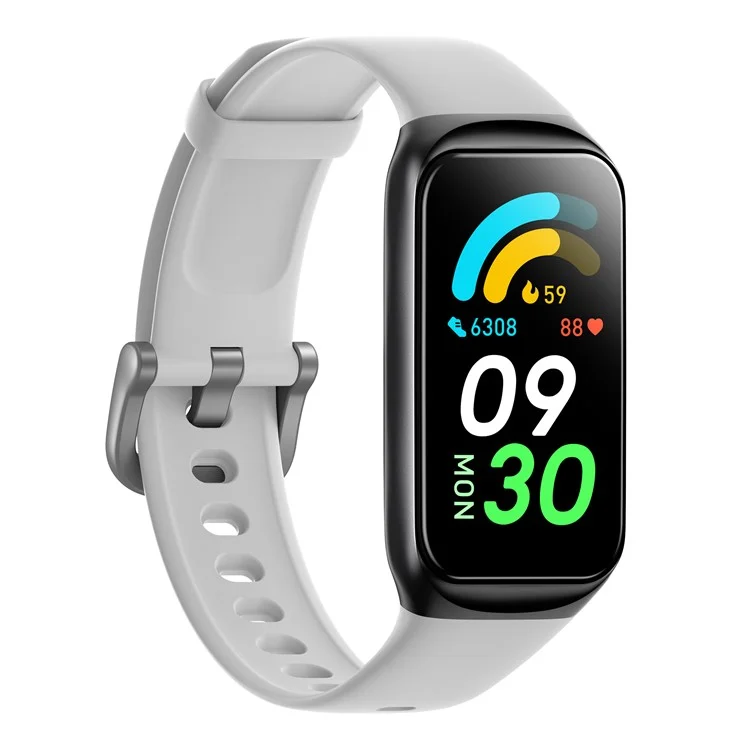 GTL2 Smart Band 1.47-inch Screen Heart Rate Health Monitoring Pedometer Sports Bracelet - White
