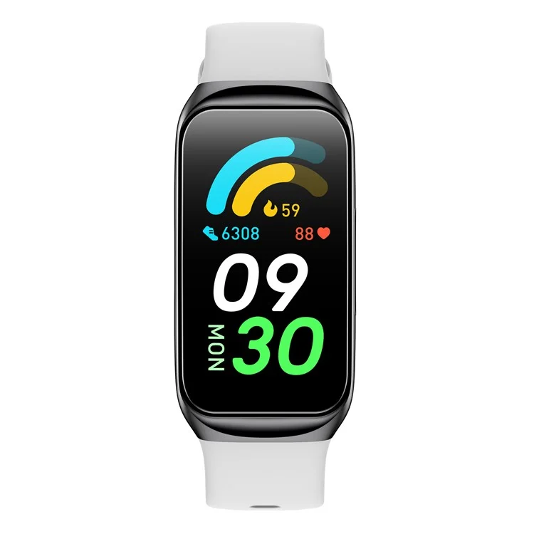 GTL2 Smart Band 1.47-inch Screen Heart Rate Health Monitoring Pedometer Sports Bracelet - White