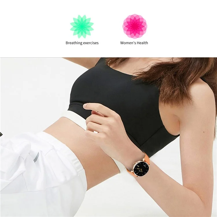 QS80 1,39 Pollici Ultra-sottile Orologio Intelligente Bluetooth Chiama il Monitoraggio Della Salute Dell'ossigeno Nel Sangue Sport - Nero+nero