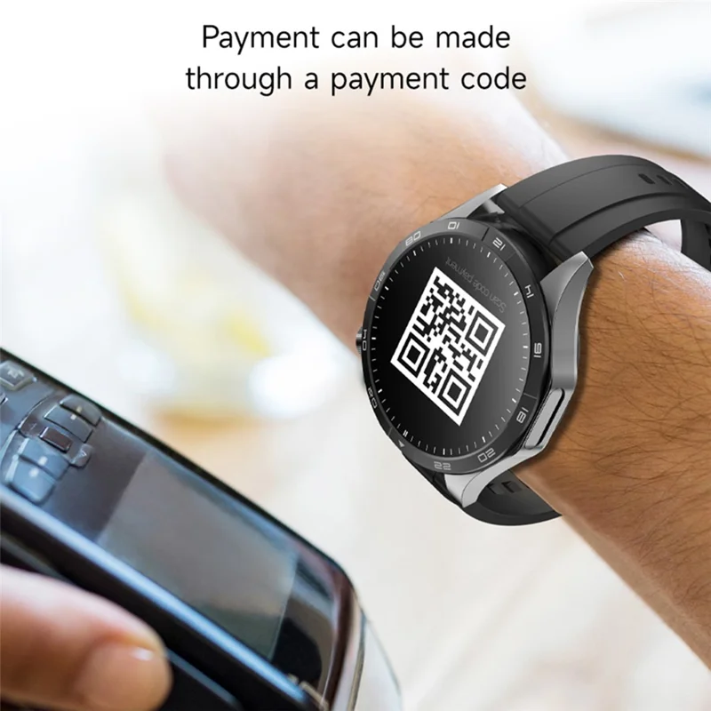 LM01 2+16G 1.43-inch AMOLED Smart Watch 4G SIM Card Android 8.1 Smart Sport Watch, for Europe Asia Africa - Green