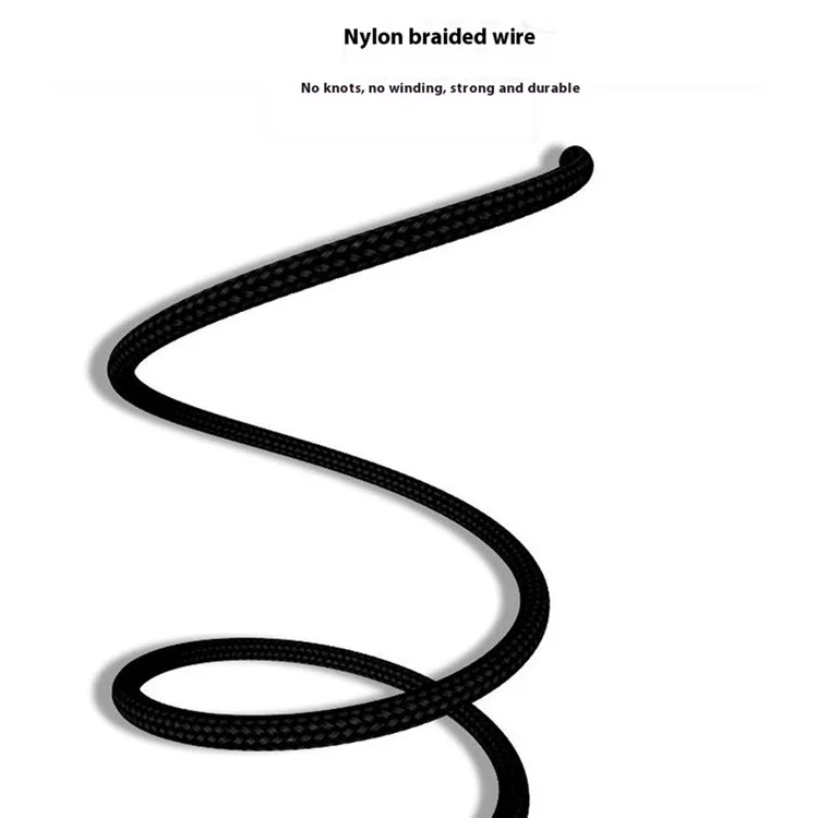 Cable de audio de 1,5 m con enchapado en oro de 3,5 mm de macho a macho con micrófono integrado para auriculares AUX