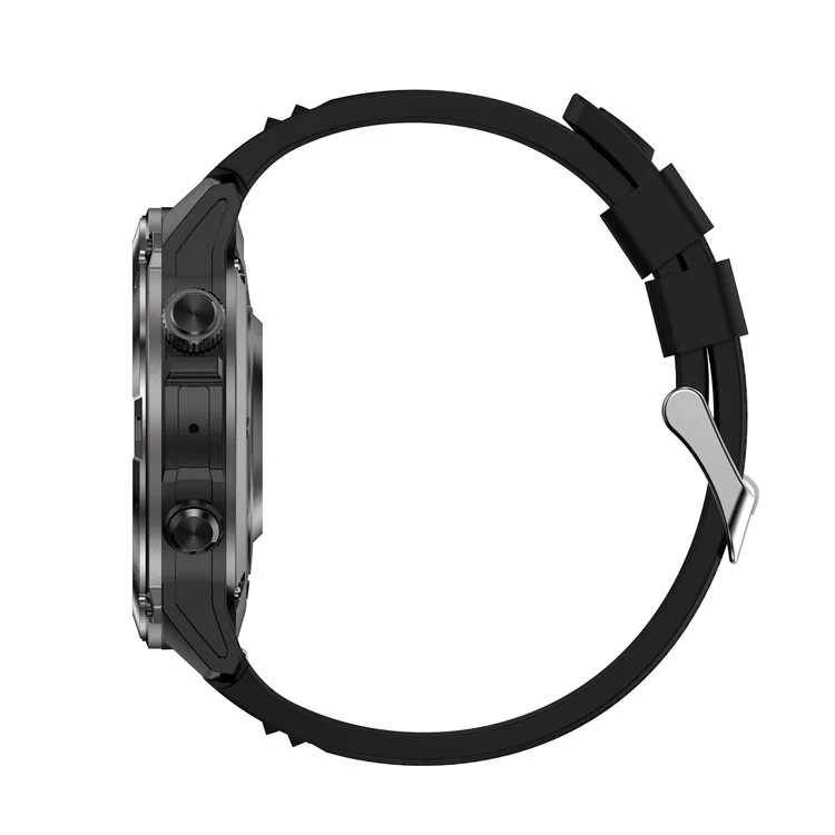 HK08 1.43-inch Smart Watch Heart Rate Sleep Health Monitoring Outdoor Sports Watch - Black