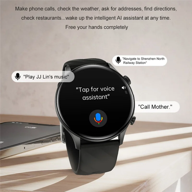 ZW63 Bluetooth-compatible Call Smart Watch Heart Rate Sleep Body Temperature Monitoring Sports Watch - Gold