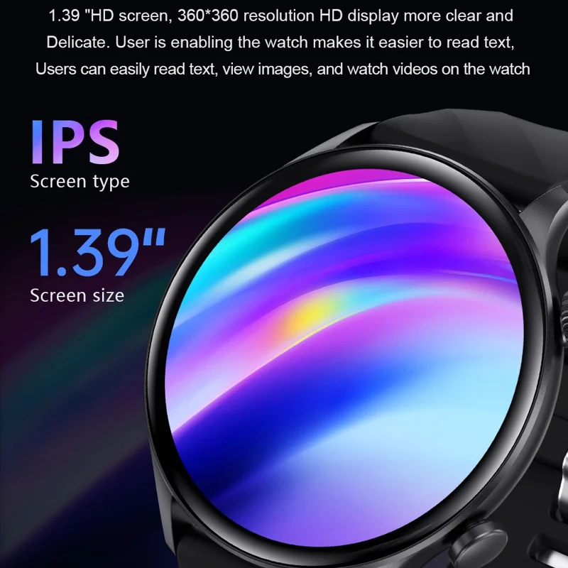 ZW63 Bluetooth-compatible Call Smart Watch Heart Rate Sleep Body Temperature Monitoring Sports Watch - Gold