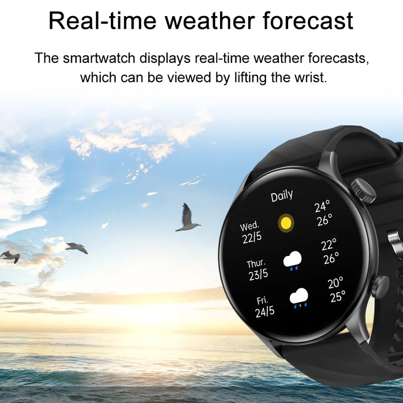 ZW63 Bluetooth-compatible Call Smart Watch Heart Rate Sleep Body Temperature Monitoring Sports Watch - Gold