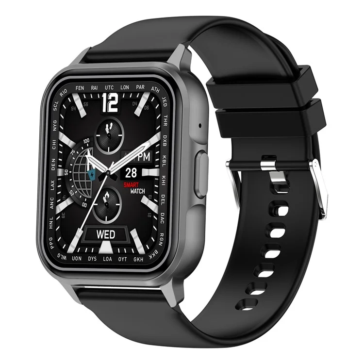 ZW36 1.83-inch Touch Screen Smart Watch Health Monitoring Waterproof Sports Watch - Black