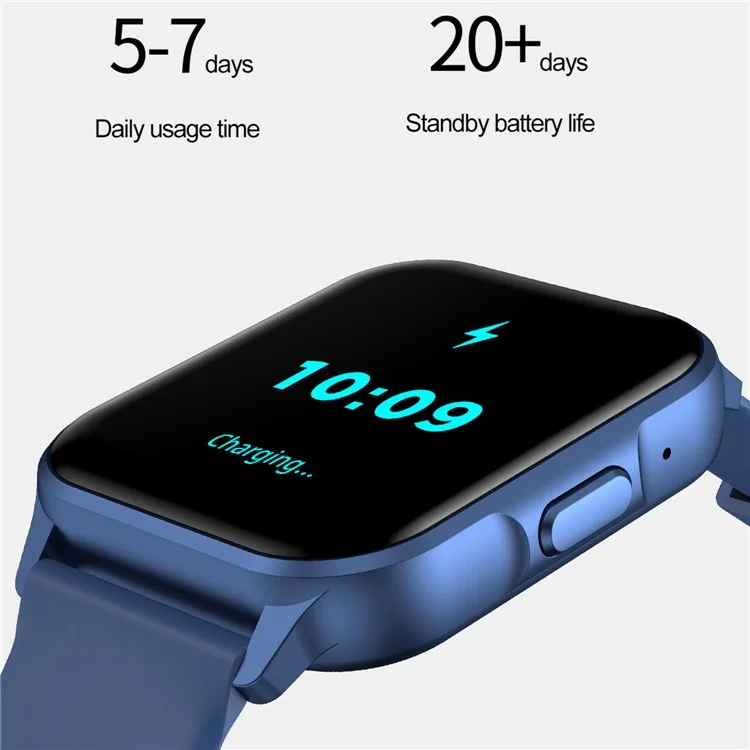 ZW36 1.83-inch Touch Screen Smart Watch Health Monitoring Waterproof Sports Watch - Black