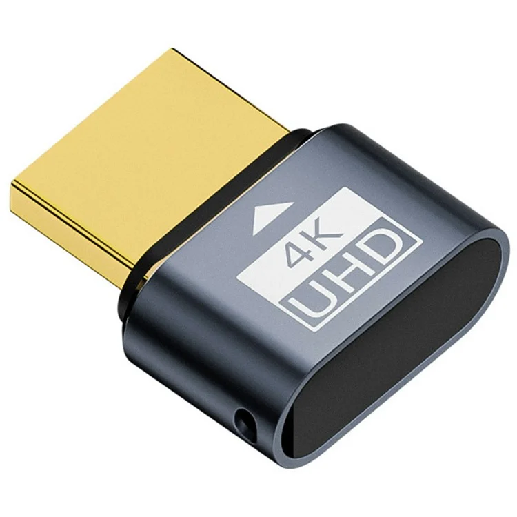 Adaptador de pantalla virtual HD-034-BK 4K HD 1.4 DDC EDID Dummy Plug Emulador de pantalla fantasma sin cabeza