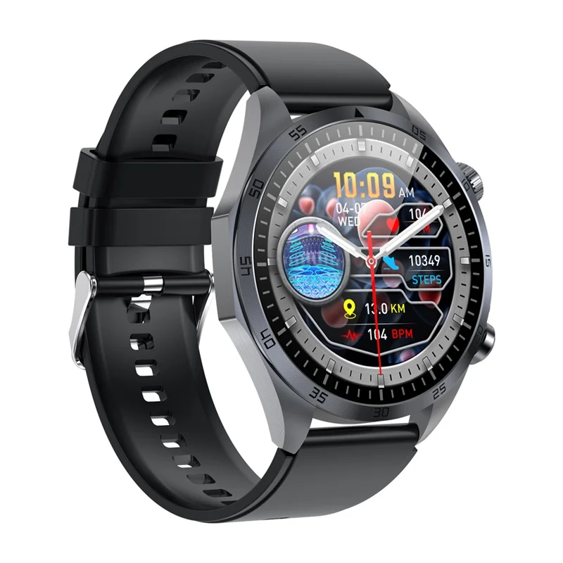 TK29 Силиконовый Ремешок AMOLED Screen Smart Watch Monitoring Monitoring Sleep Sports Watch - Черный