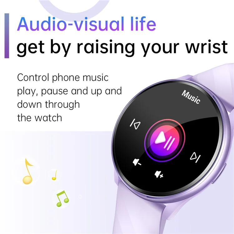 KT77 Bluetooth-compatible Call Smart Watch 1.46-inch Screen Heart Rate Sleep Monitoring Sports Watch - Black