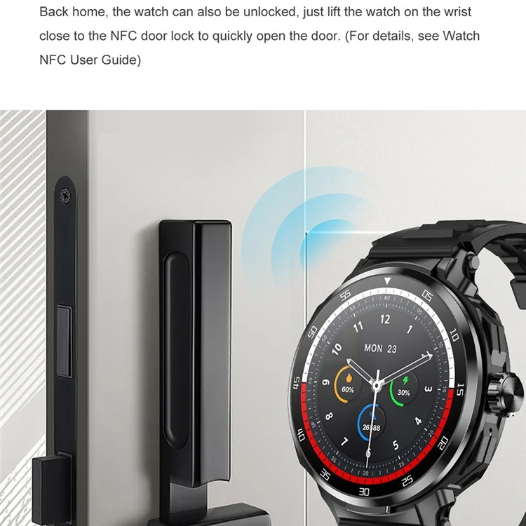 D11 2-in-1 TWS Earphones Smart Watch Bluetooth-compatible Call Health Monitoring Sports Watch - Black