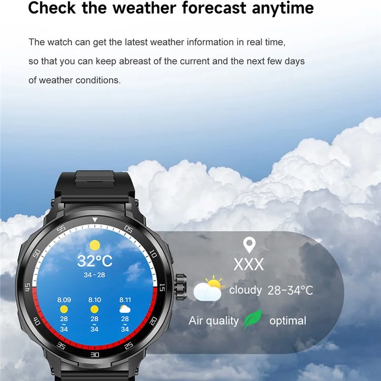 D11 2-in-1 TWS Earphones Smart Watch Bluetooth-compatible Call Health Monitoring Sports Watch - Black