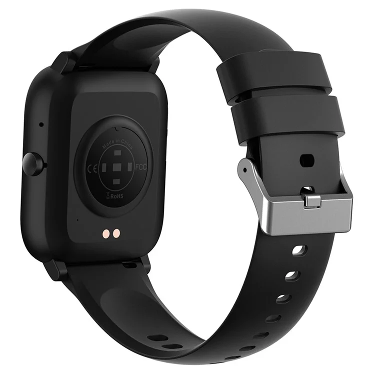 C09 Smartwatch mit 1,85-Zoll-TFT-Bildschirm, Bluetooth-Anruf, Herzfrequenz- und Blutdrucküberwachung - Schwarz