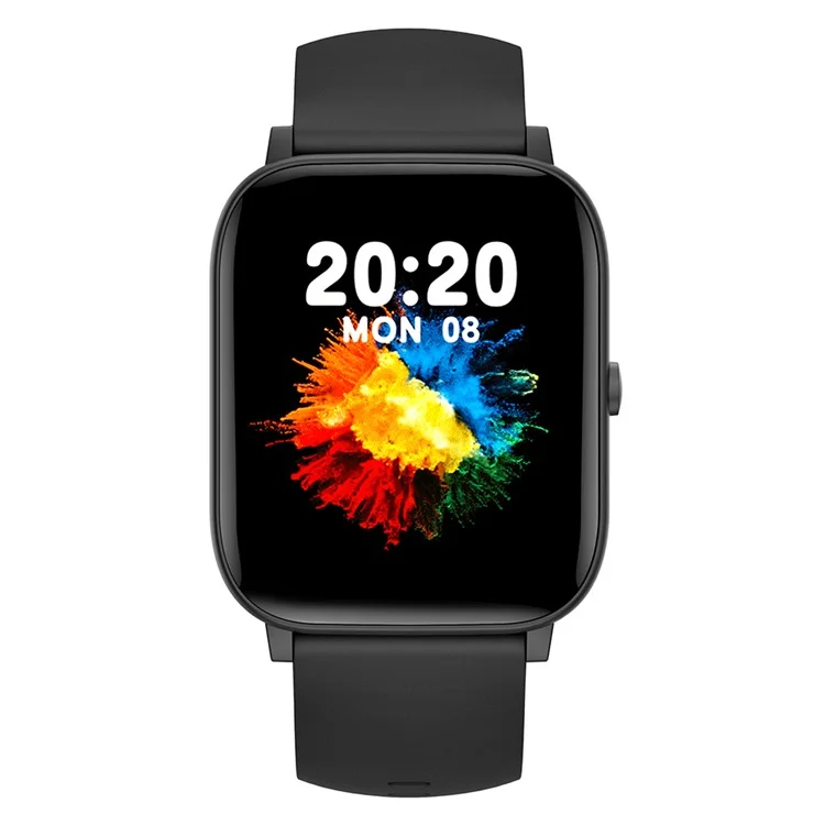 C09 Smartwatch mit 1,85-Zoll-TFT-Bildschirm, Bluetooth-Anruf, Herzfrequenz- und Blutdrucküberwachung - Schwarz