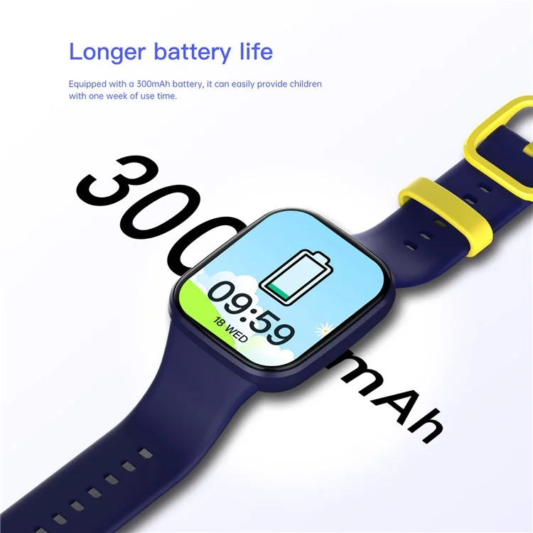 Orologio intelligente per bambini Wish 6 con monitoraggio della salute, fitness tracker interattivo e gestione delle attività con ricompense - Viola