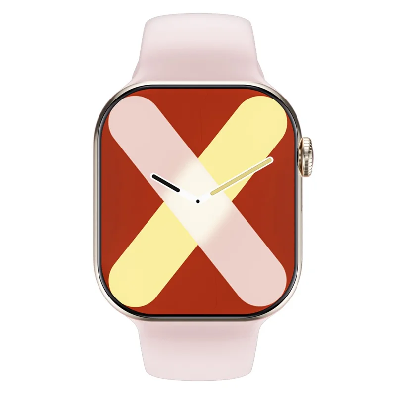 W10 Pro 2.08-inch Touch Screen Smart Watch 24H Heart Rate Monitor Sports Wristband - Gold