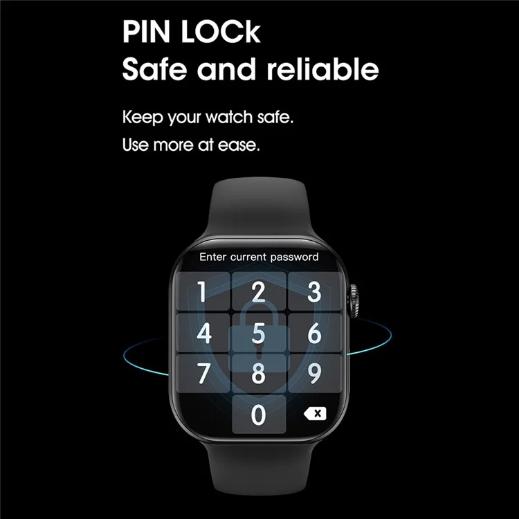 Reloj inteligente W10 Pro con pantalla táctil de 2,08 pulgadas, monitor de frecuencia cardíaca las 24 horas y brazalete deportivo - Blanco