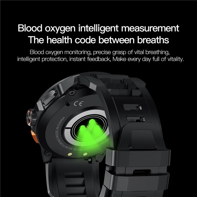 AK77 Silicone Strap 1.43-inch AMOLED Smart Watch Sleep Health Monitoring Bluetooth-compatible Call Sports Watch - Black