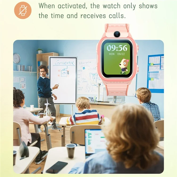 K61 Kids Smart Watch Children Student Camera Video Call Alarm Clock Smart Bracelet - Blue