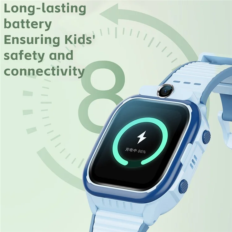 K61 Kids Smart Watch Children Student Camera Video Call Alarm Clock Smart Bracelet - Blue