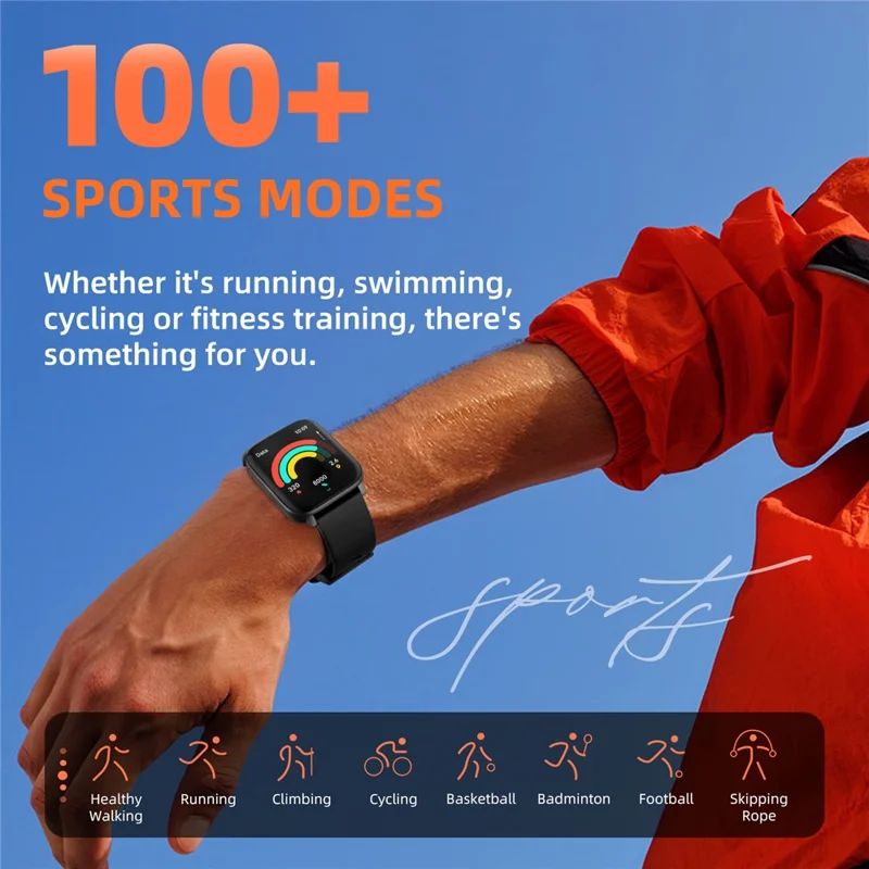 T63B Bluetooth-compatible Call Smart Watch Heart Rate Sleep Health Monitoring Music Sports Watch - Green