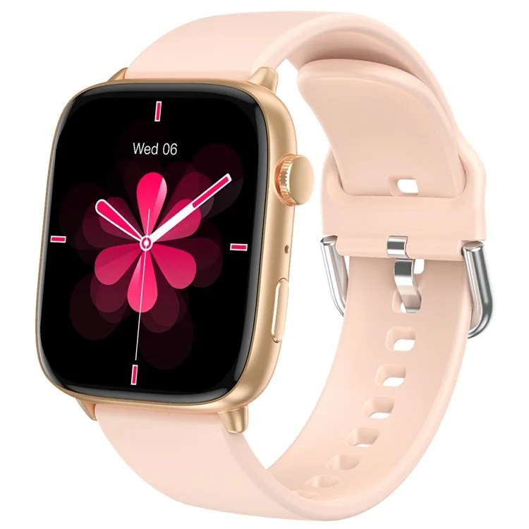 CY18 1,75-Zoll-AMOLED-Bildschirm Bluetooth-Anruf Frauen Gesundheitsüberwachung Smartwatch - Pink