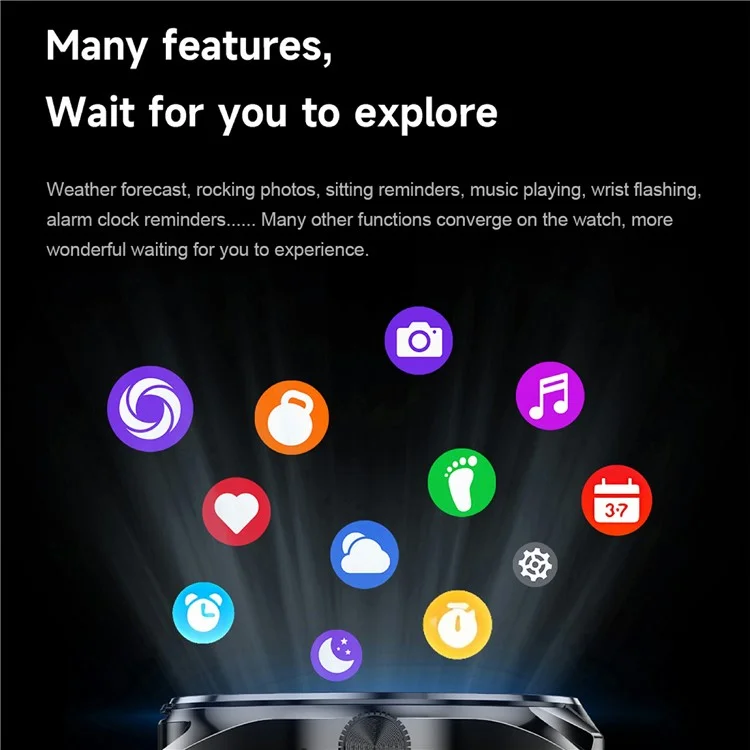 D9 Steel Strap Smart Watch with Earbuds Bluetooth-compatible 5.3 Heart Rate Monitor NFC Touch Screen Fitness Tracker - Silver