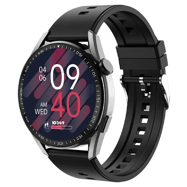 HX04Pro 1.43 Inch Smart Watch Bluetooth-compatible Call Health Monitoring Waterproof Wrist Watch - Black