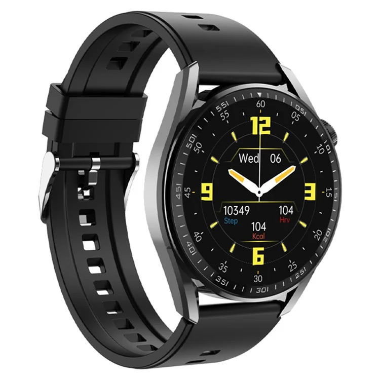 HX04Pro 1.43 Inch Smart Watch Bluetooth-compatible Call Health Monitoring Waterproof Wrist Watch - Black
