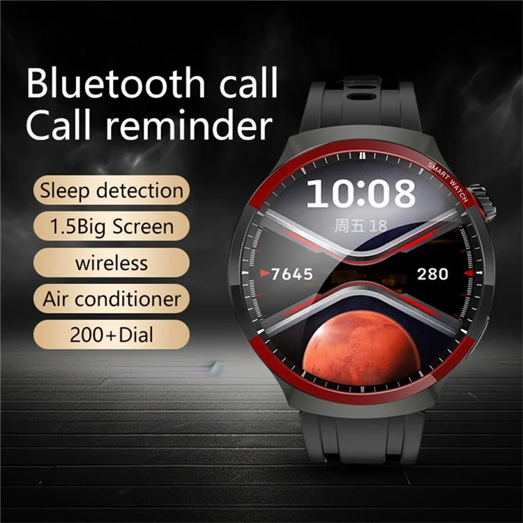 Orologio da polso intelligente Bluetooth da 1,5 pollici HX16 per il monitoraggio della salute e il fitness
