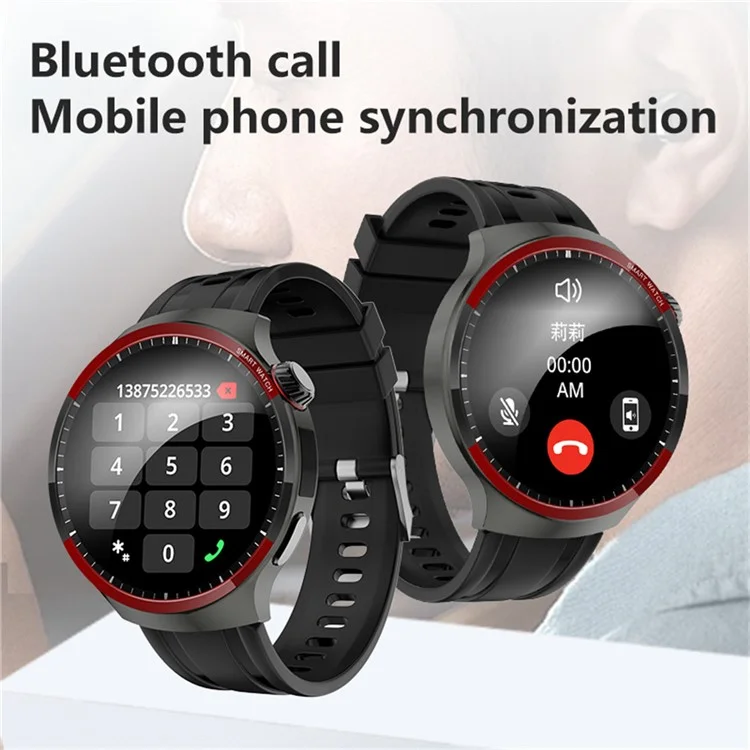 Orologio da polso intelligente Bluetooth da 1,5 pollici HX16 per il monitoraggio della salute e il fitness