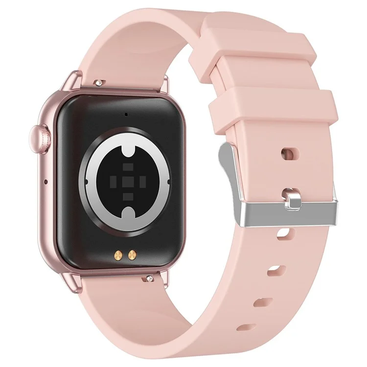 ZW64 1.85 Inch AMOLED Screen Smart Watch Health Monitor Bluetooth-compatible Calling Fitness Tracker - Rose Pink