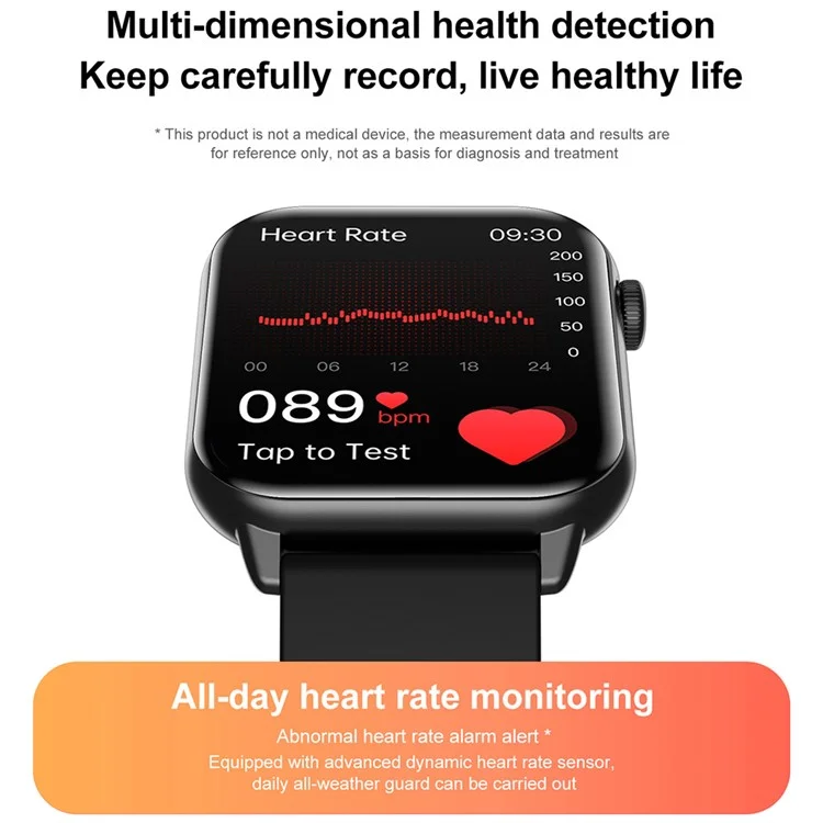 ZW64 1.85 Inch AMOLED Screen Smart Watch Health Monitor Bluetooth-compatible Calling Fitness Tracker - Rose Pink