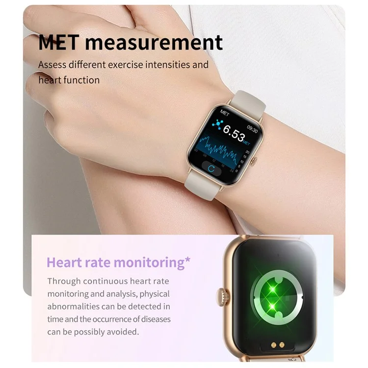 Montre connectée intelligente ZW62 de 2,01 pouces avec appel Bluetooth, suivi du rythme cardiaque, étanche IP67 et usage sportif - Noir