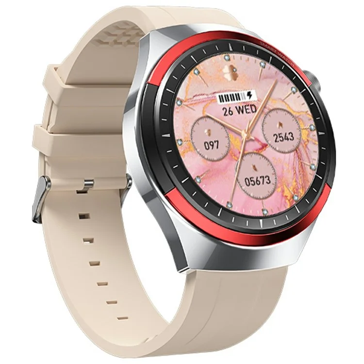 WEKOME WH-06 Smartwatch, Zinklegierung, IP67 wasserdicht, Bluetooth, HD-Display, Gesundheitsüberwachung, Fitness-Tracker - Silber