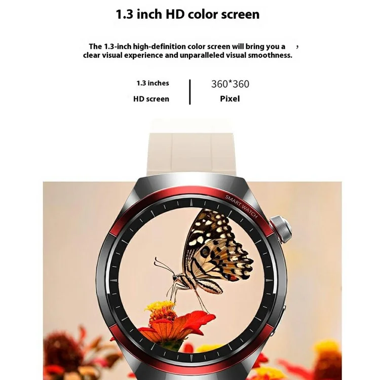WEKOME WH-06 Smartwatch, Zinklegierung, IP67 wasserdicht, Bluetooth, HD-Display, Gesundheitsüberwachung, Fitness-Tracker - Silber