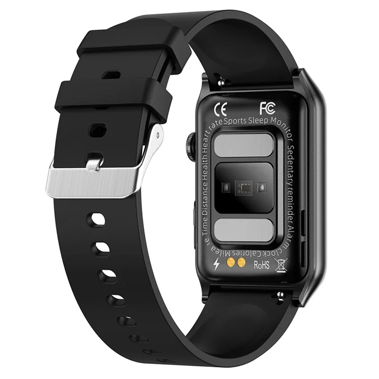 G50 1.57 Inch Smart Bracelet Fitness Tracker Bluetooth-compatible Calling Heart Rate Monitor Wristband - Black