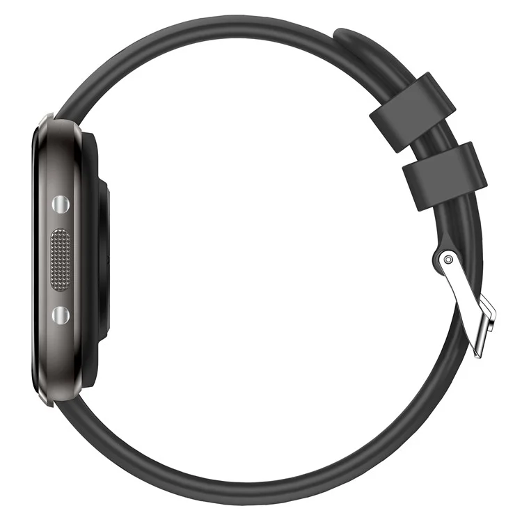 HT31 1,72 Zoll IPS-Bildschirm Bluetooth-Anruf Smartwatch Gesundheitsmonitor mit UV-Taschenlampe - Schwarz