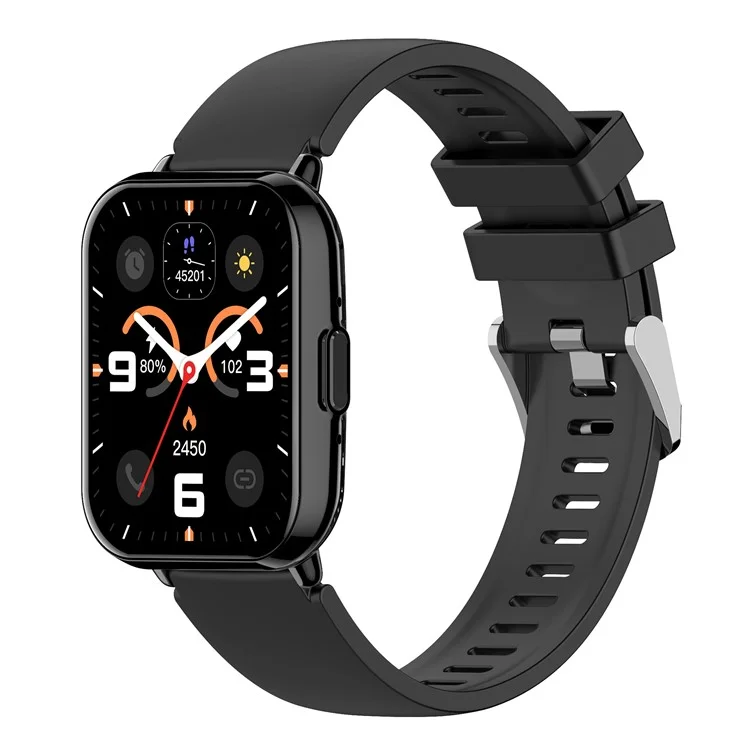 Z169 1.83 Inch Smart Watch Bluetooth-compatible Calling Heart Rate Sleep Monitor Multi Sports Tracker - Black