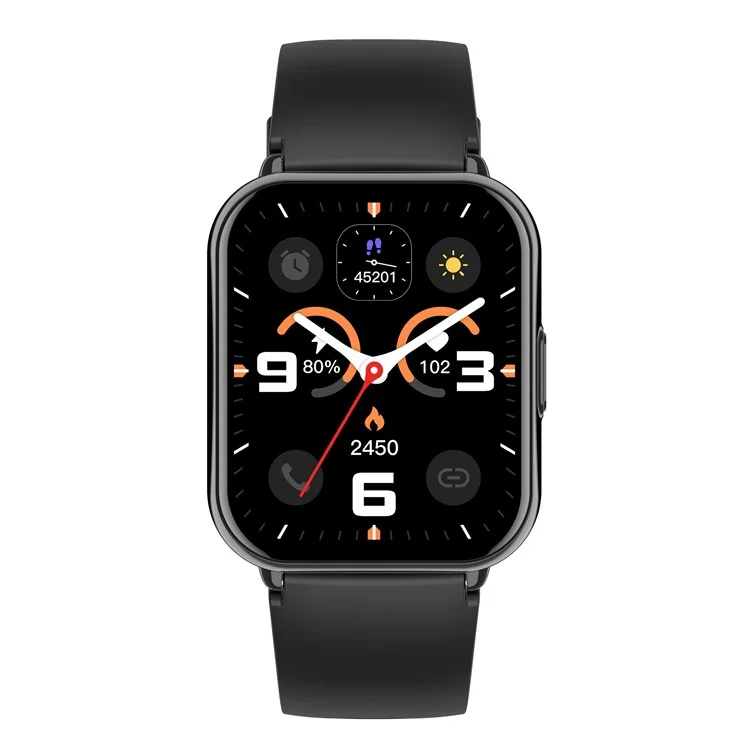Z169 1.83 Inch Smart Watch Bluetooth-compatible Calling Heart Rate Sleep Monitor Multi Sports Tracker - Black