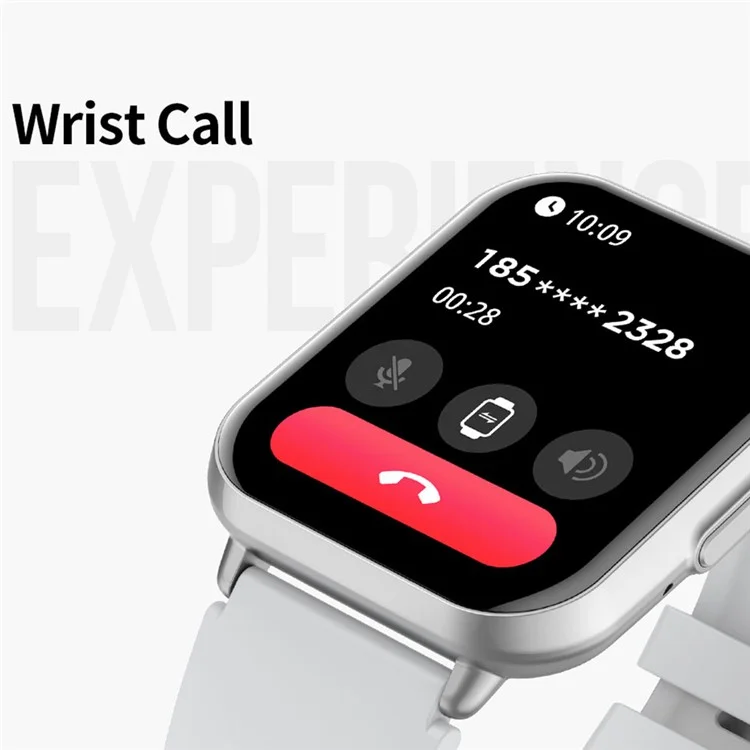Z169 1.83 Inch Smart Watch Bluetooth-compatible Calling Heart Rate Sleep Monitor Multi Sports Tracker - Black