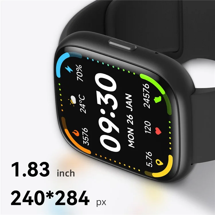 Smartwatch IDW26 de 1,83 pulgadas con Múltiples Modos Deportivos, Llamadas Bluetooth y Monitor de Frecuencia Cardíaca - Azul