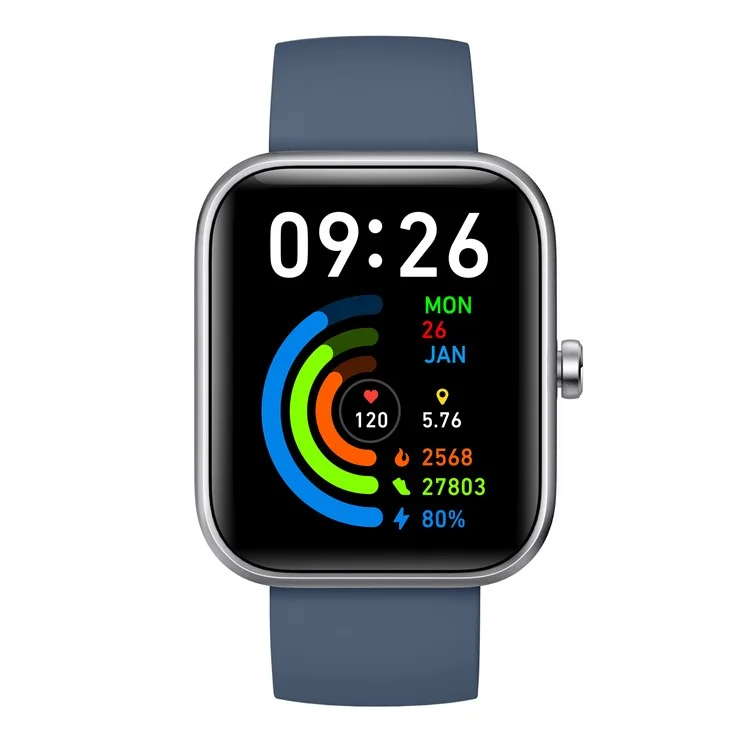 IDW25 1.83 Inch Smart Watch Bluetooth-compatible Calling Multi Sport Modes for Fitness Tracking  /  Health Monitoring - Blue